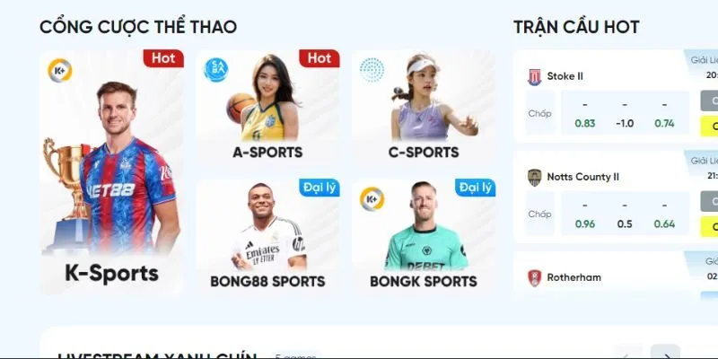 Thể Thao bùng nổ cùng hàng trăm sự kiện lớn